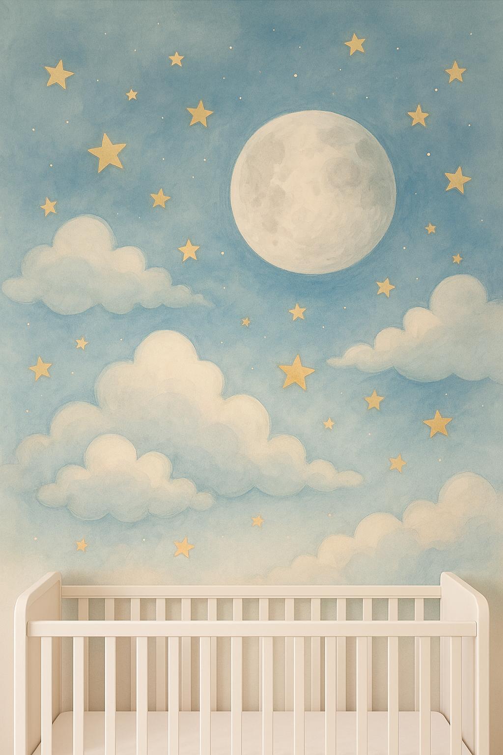 Welt: Babyzimmer Himmel.