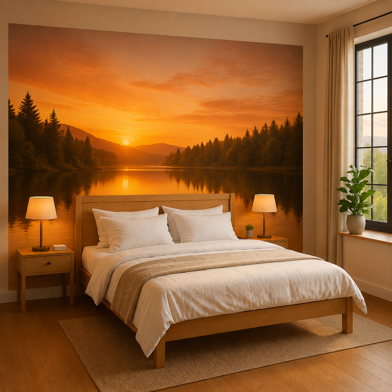 Welt: Schlafzimmer Sunset.