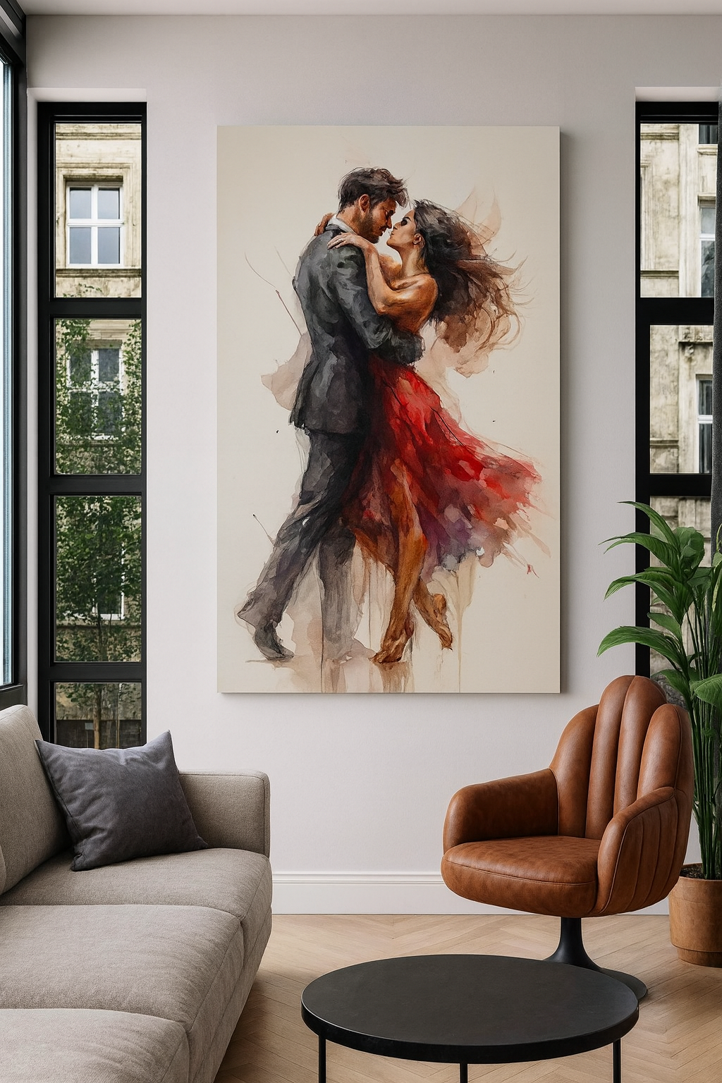 Welt: Wohnzimmer Tanz.